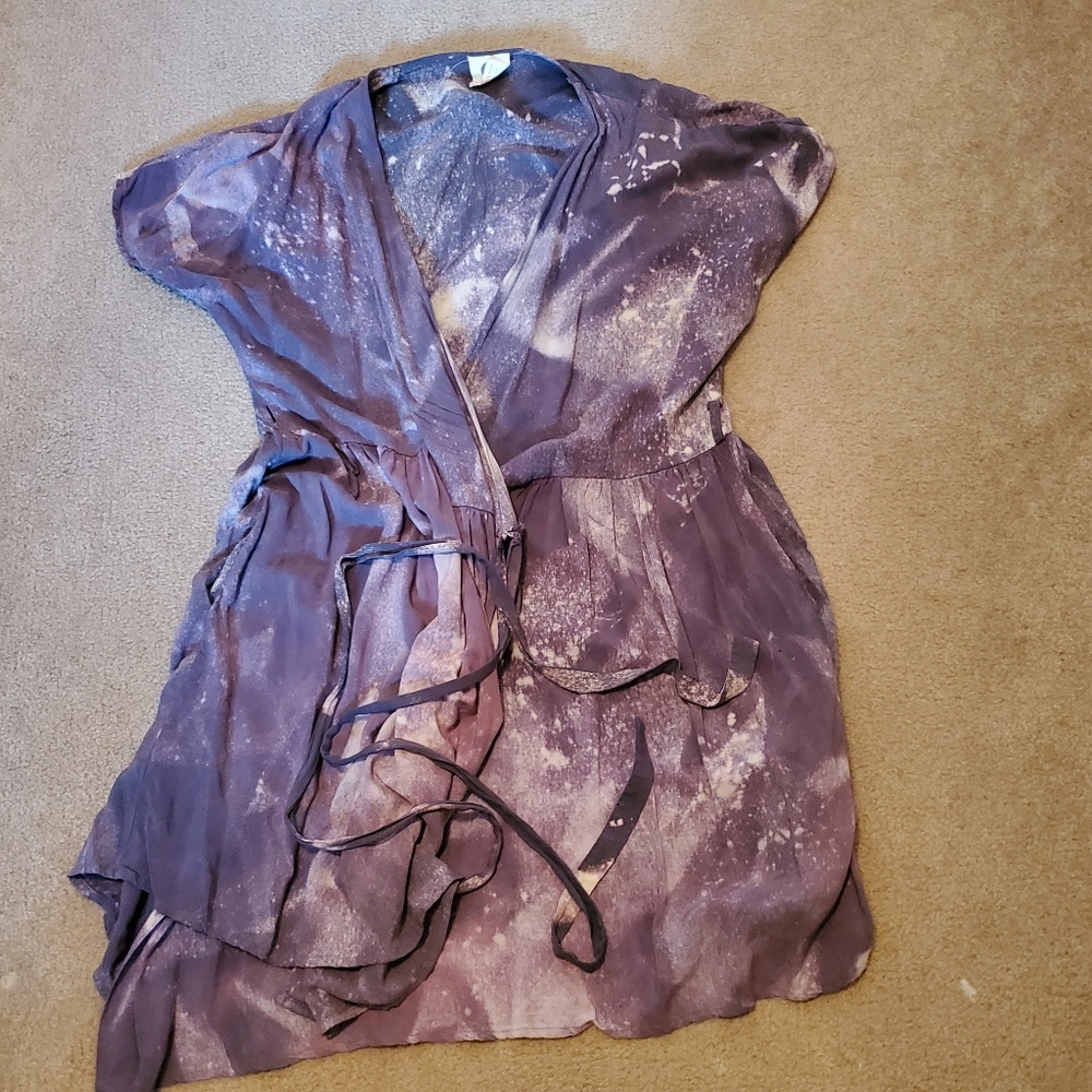 *Limited*  Designer Wrap Dress - Stardust pattern